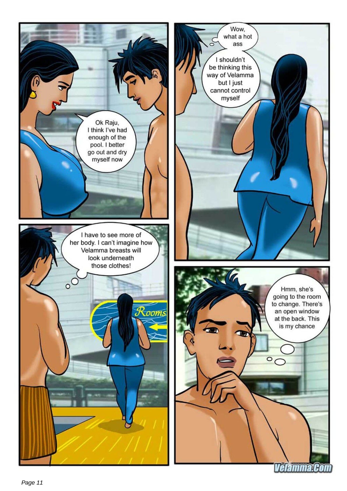 Velamma 4 – The Picnic — preview page 11