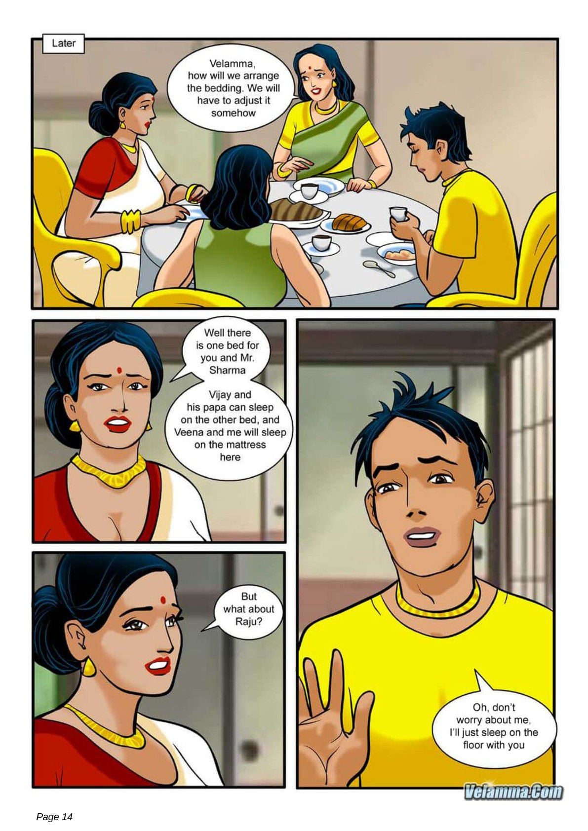 Velamma 4 – The Picnic — preview page 14