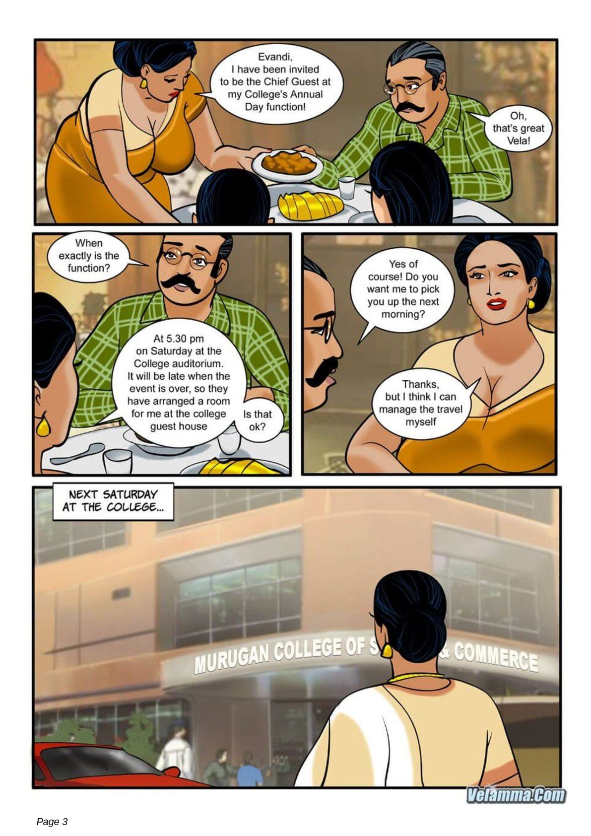 Velamma 5 – The Chief Guest — preview page 3