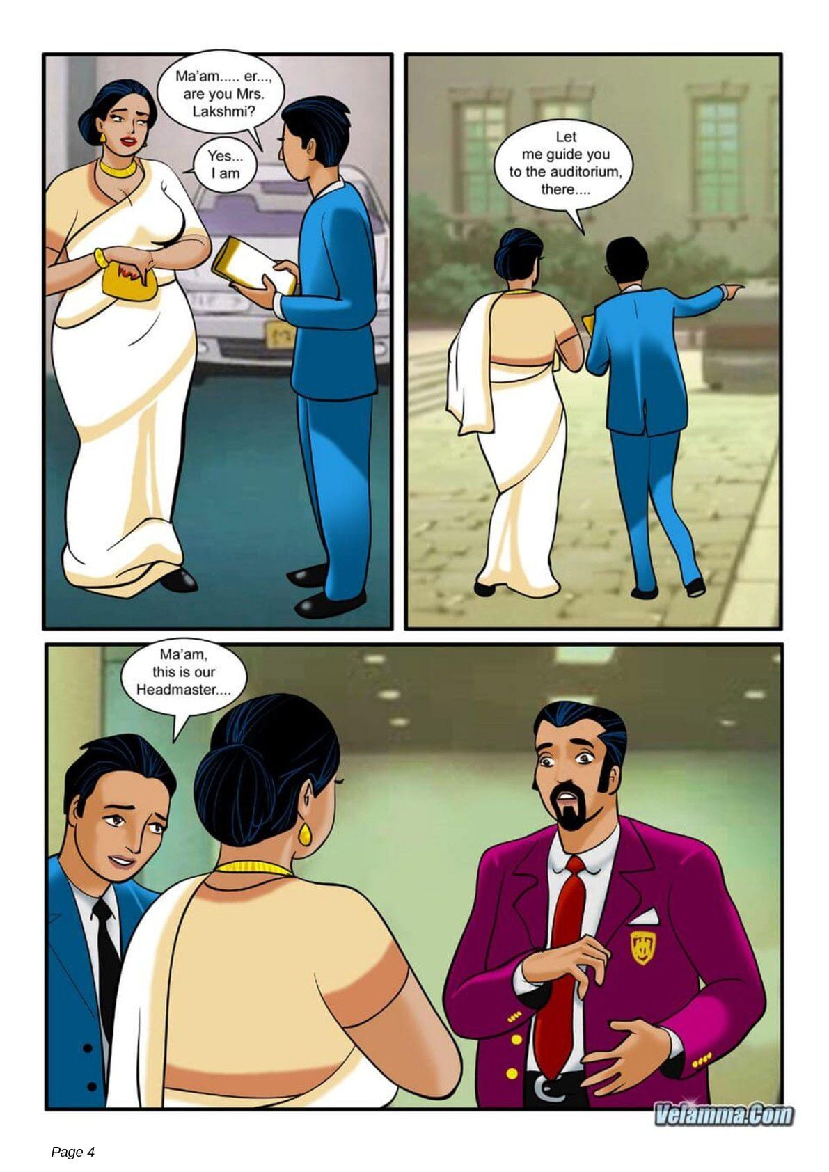 Velamma 5 – The Chief Guest — preview page 4