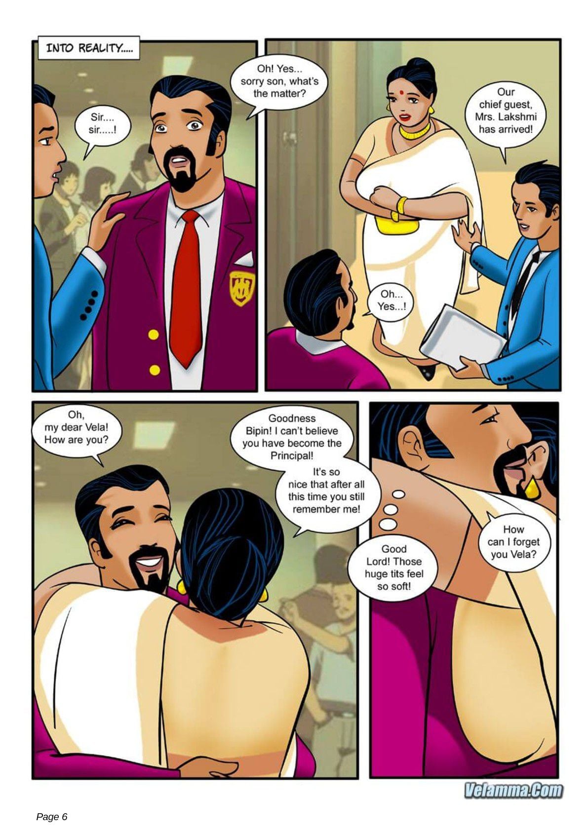 Velamma 5 – The Chief Guest — preview page 6