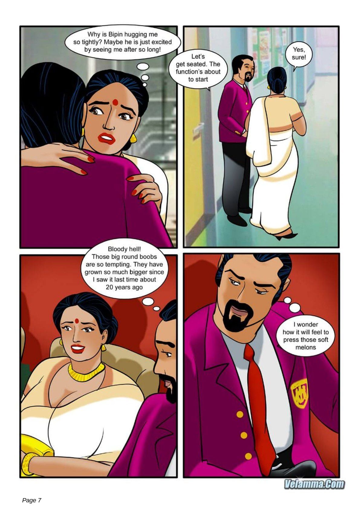 Velamma 5 – The Chief Guest — preview page 7