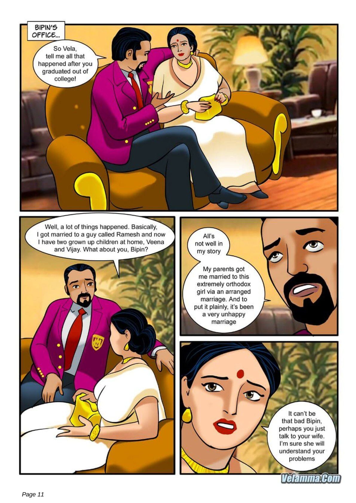 Velamma 5 – The Chief Guest — preview page 11