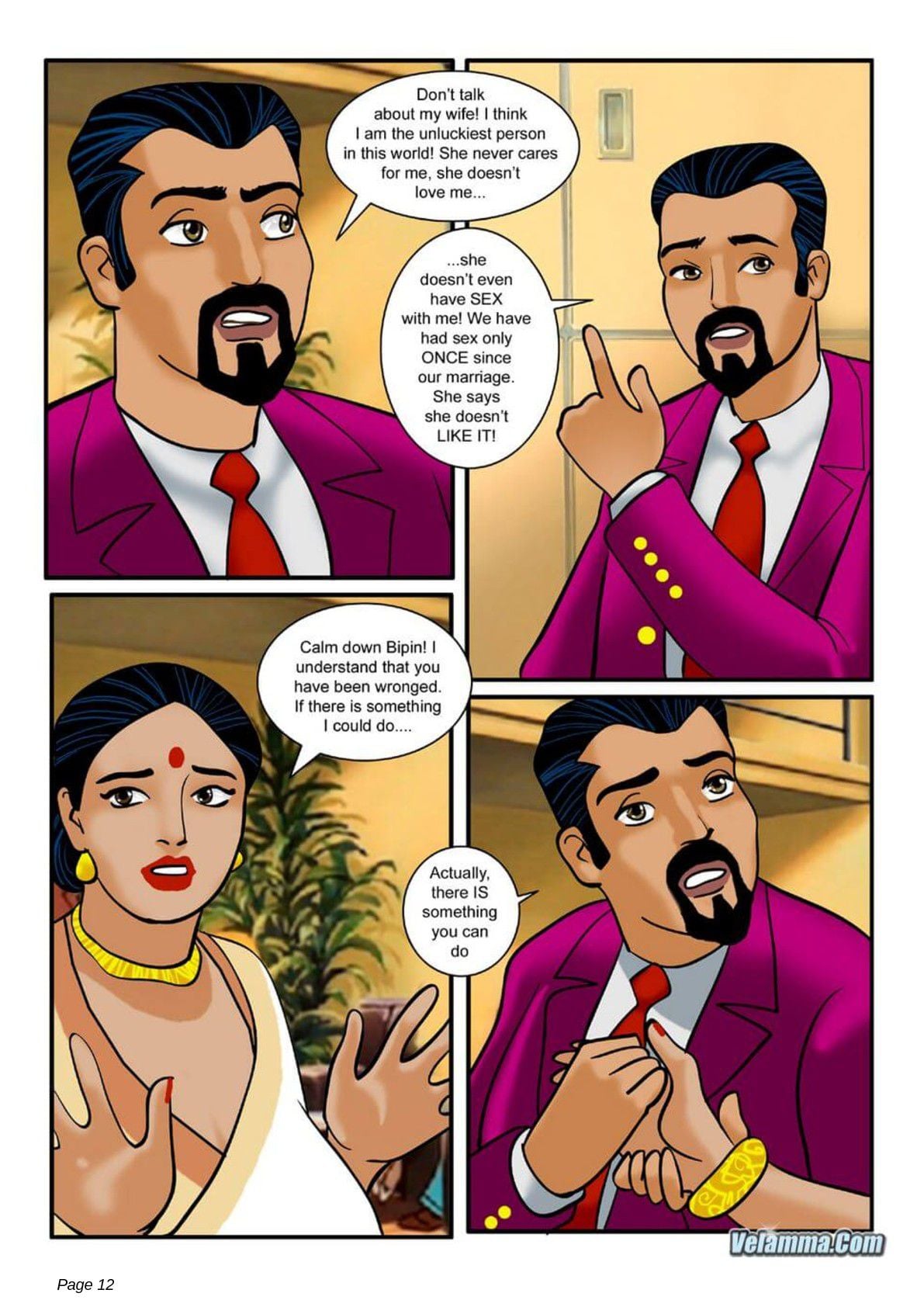 Velamma 5 – The Chief Guest — preview page 12