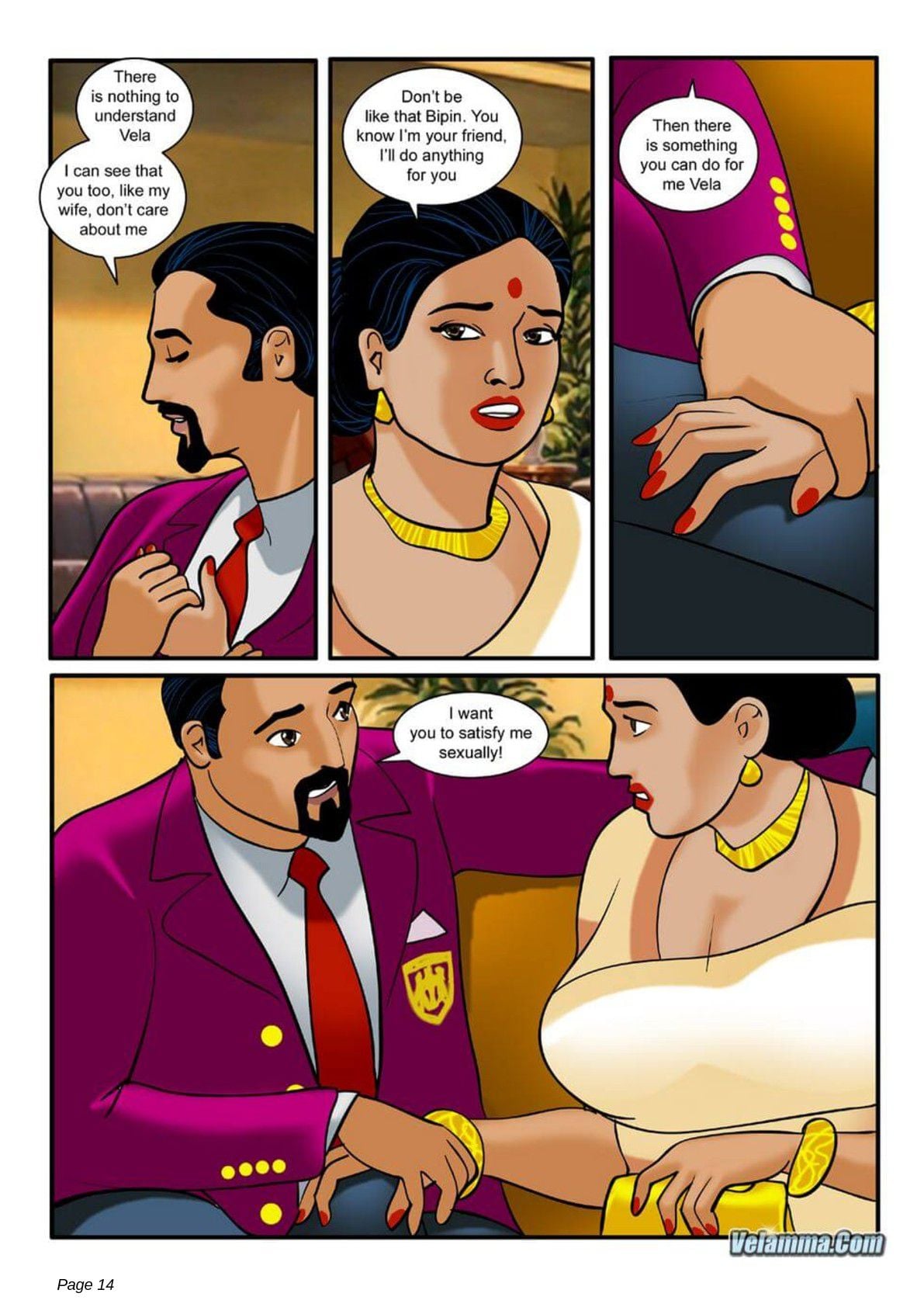 Velamma 5 – The Chief Guest — preview page 14