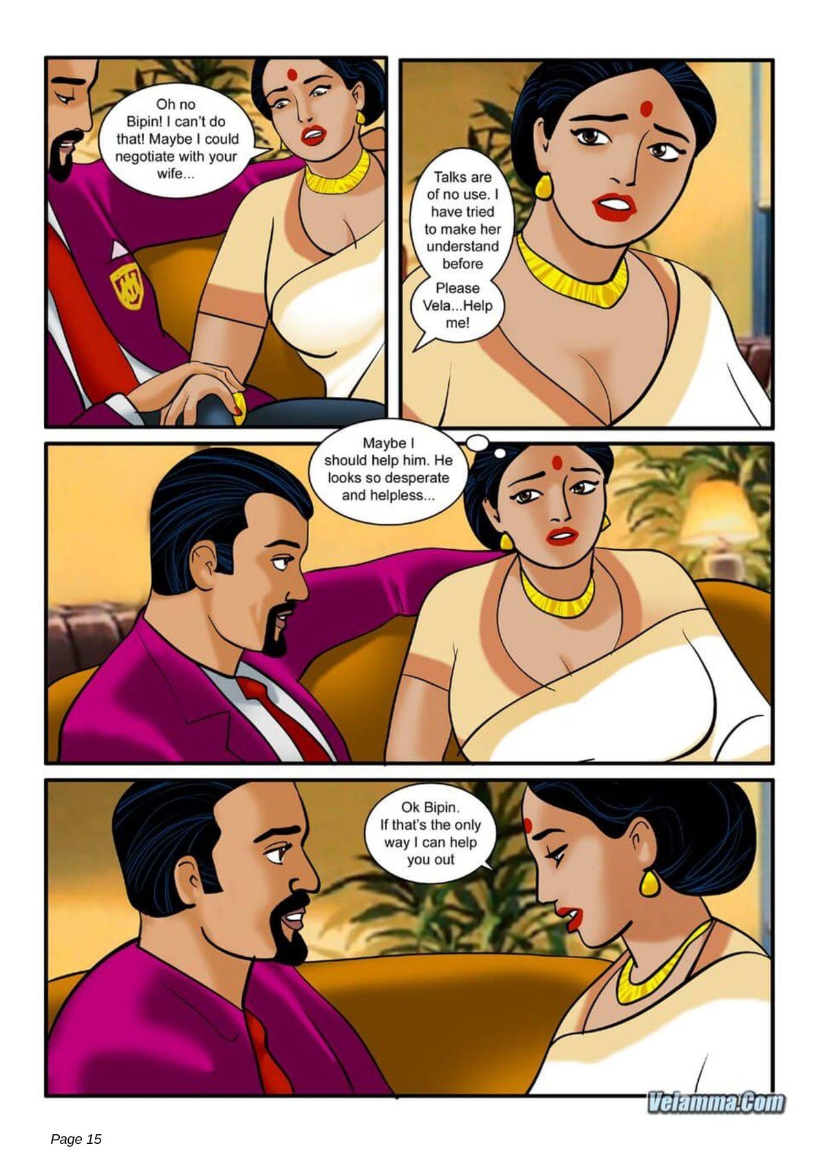 Velamma 5 – The Chief Guest — preview page 15