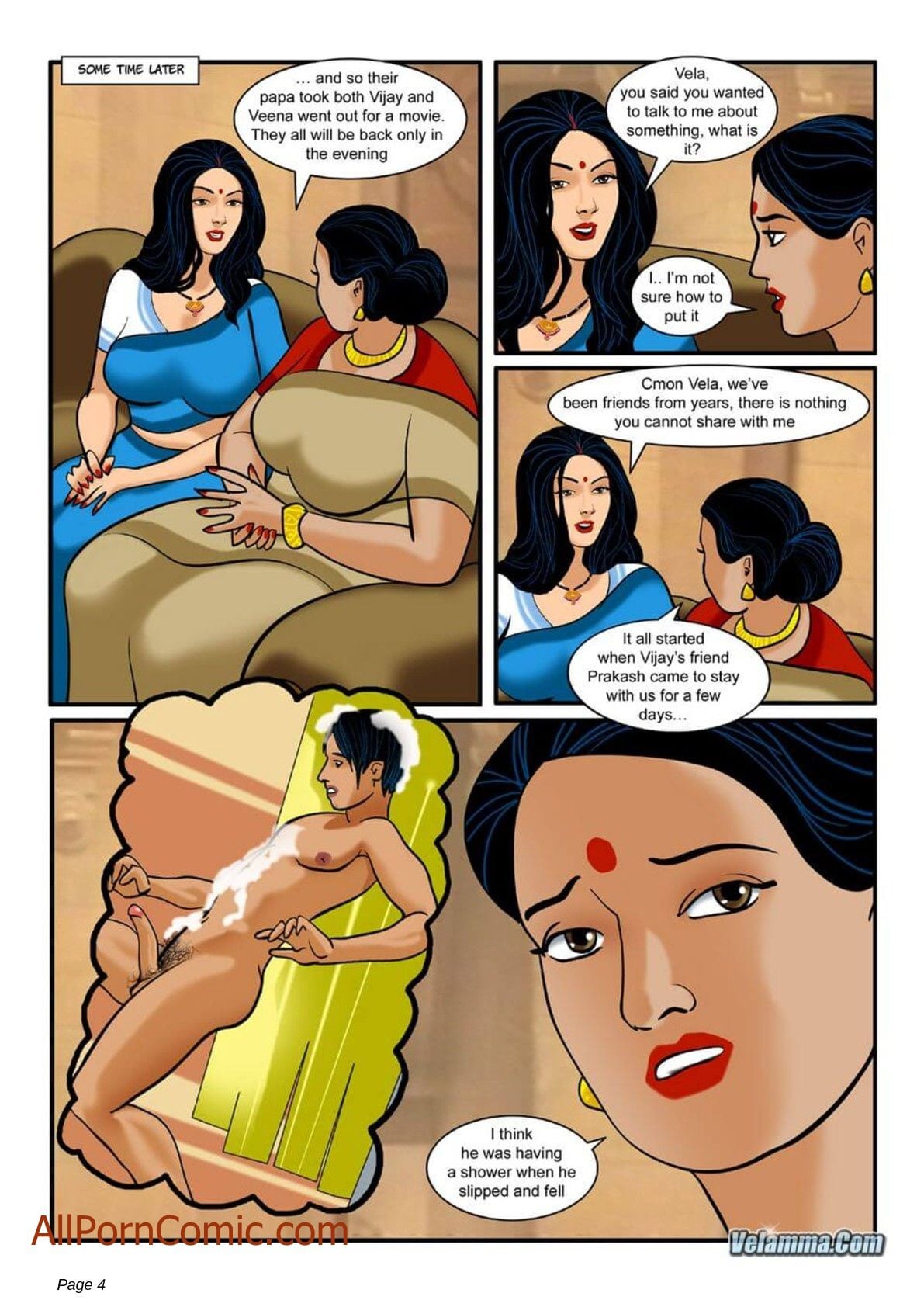 Velamma 6 – Visit From An Old Friend — preview page 4