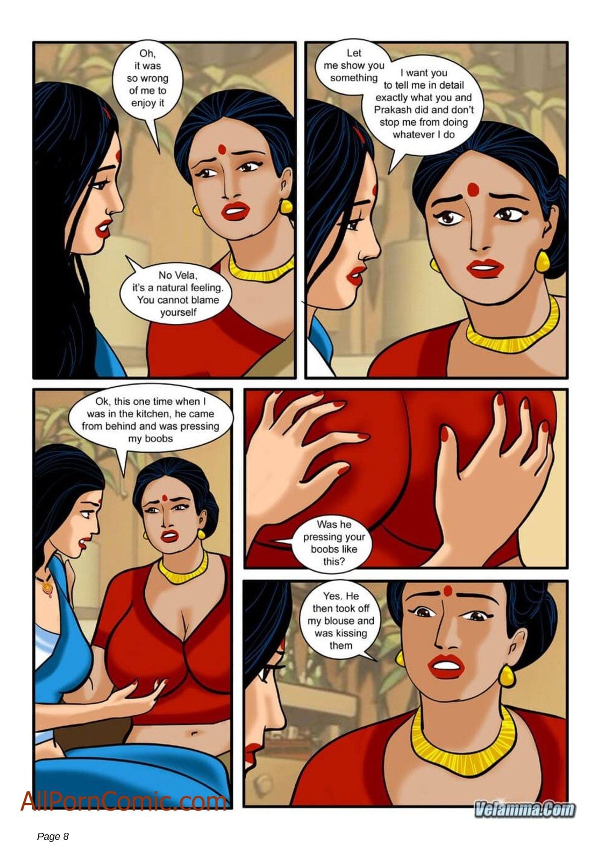 Velamma 6 – Visit From An Old Friend — preview page 8
