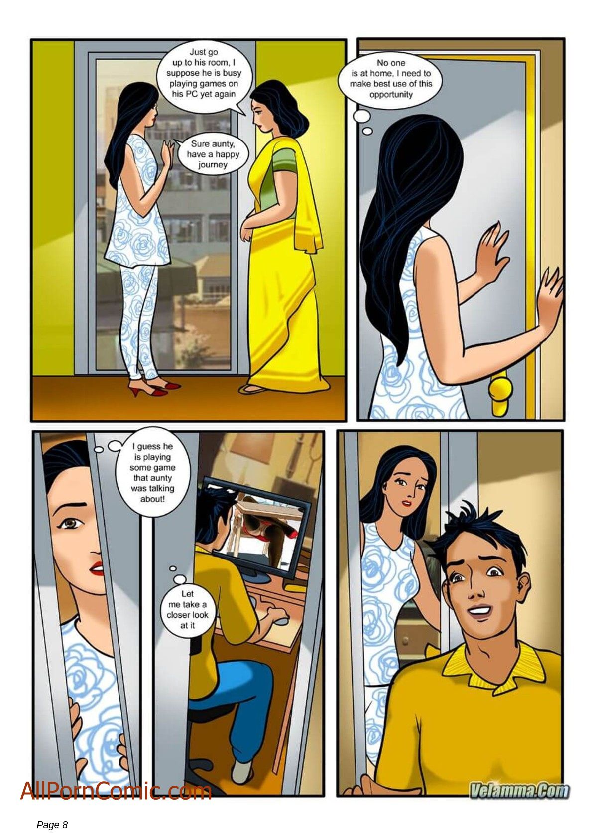 Velamma 7 – She Needs More Than Just Motherly Love — preview page 8