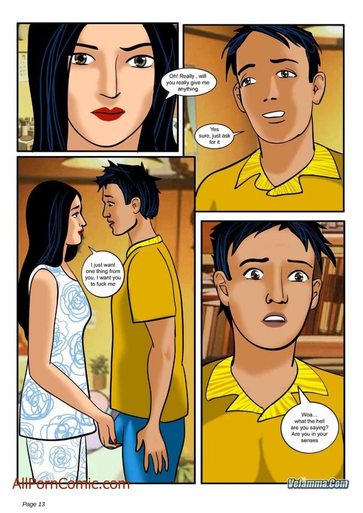 Velamma 7 – She Needs More Than Just Motherly Love — preview page 13