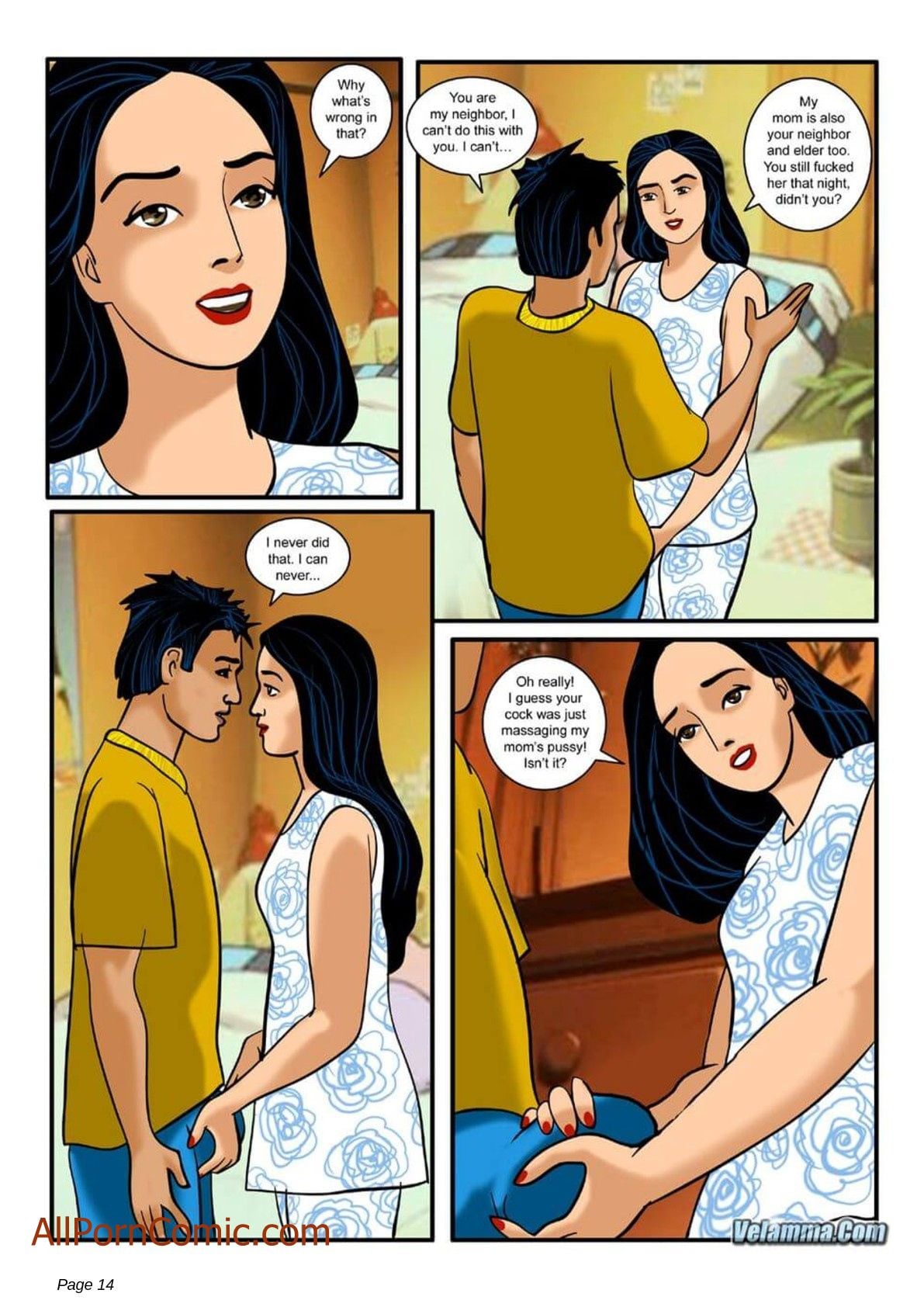 Velamma 7 – She Needs More Than Just Motherly Love — preview page 14