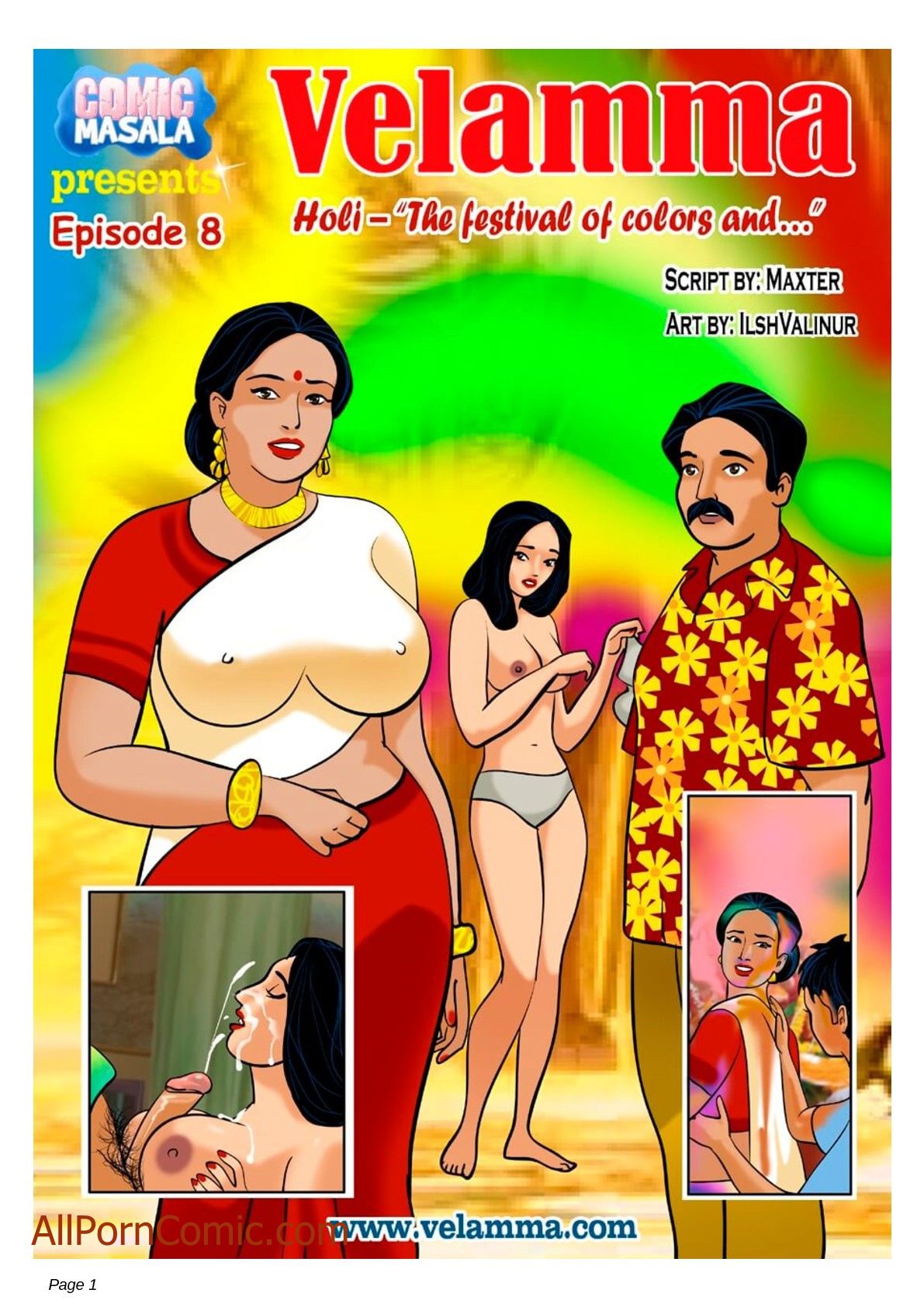 Velamma 8 – The Festival Of Colors And.. — preview page 1