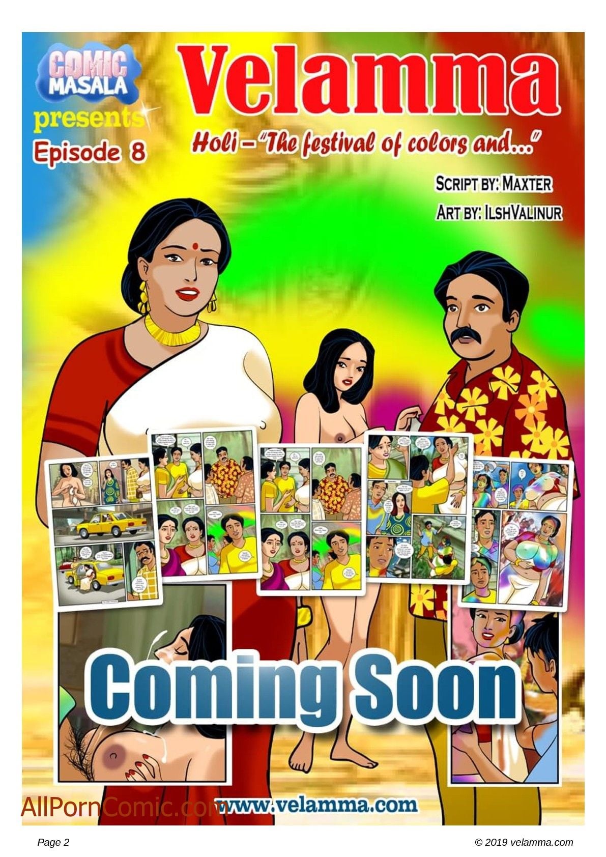 Velamma 8 – The Festival Of Colors And.. — preview page 2