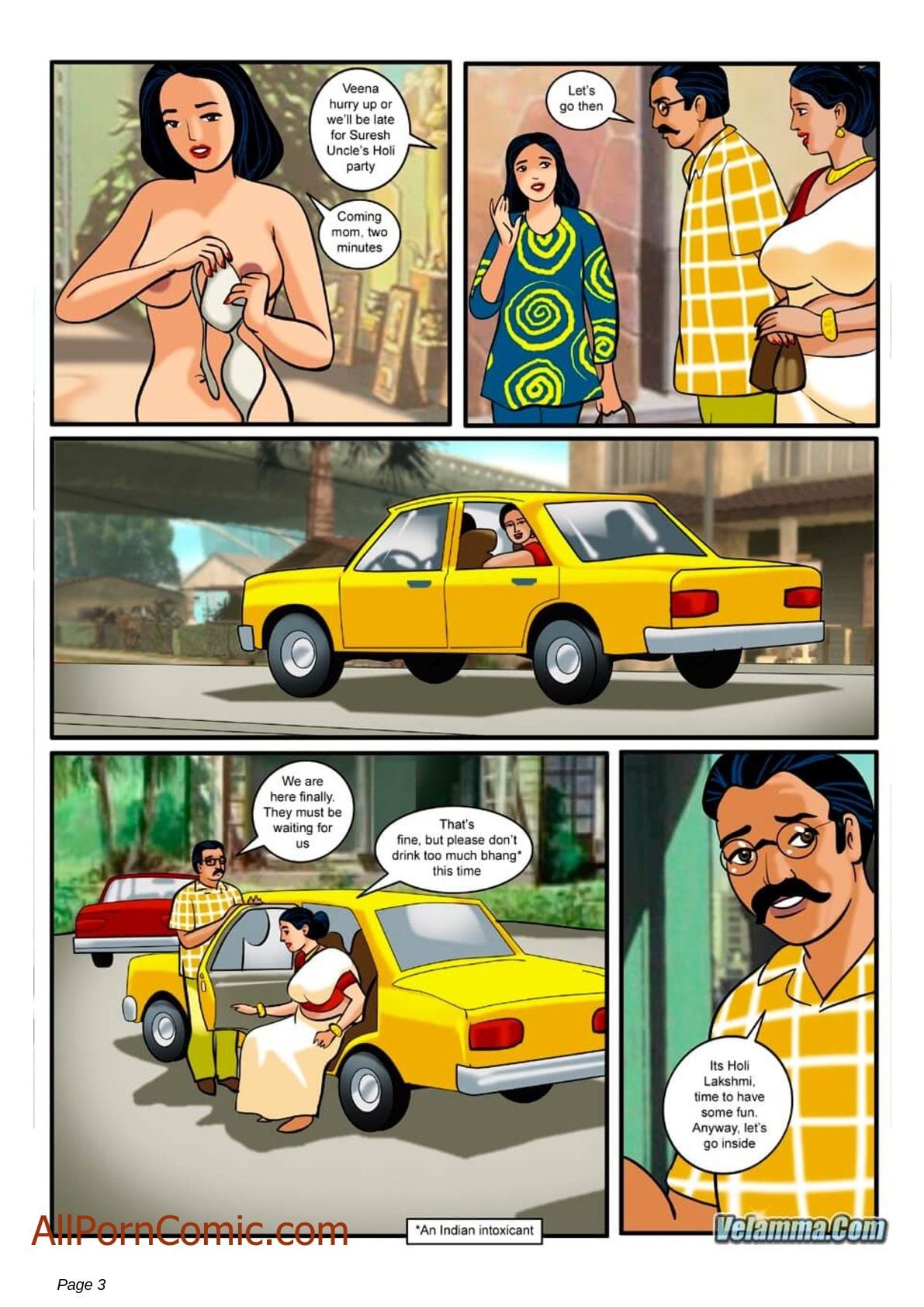 Velamma 8 – The Festival Of Colors And.. — preview page 3