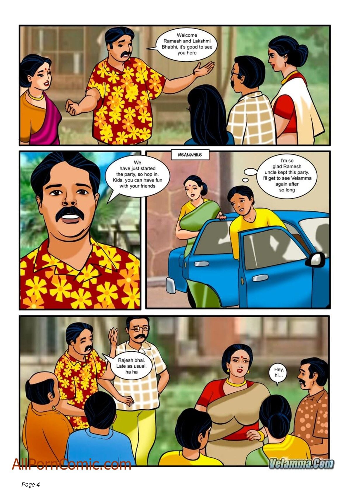 Velamma 8 – The Festival Of Colors And.. — preview page 4