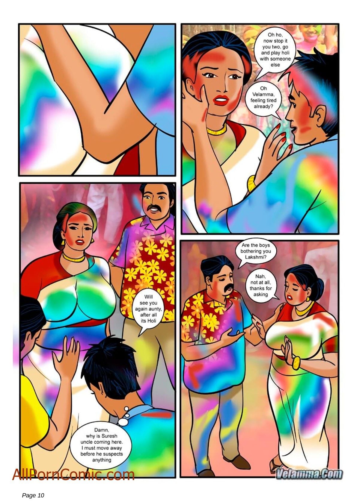 Velamma 8 – The Festival Of Colors And.. — preview page 10