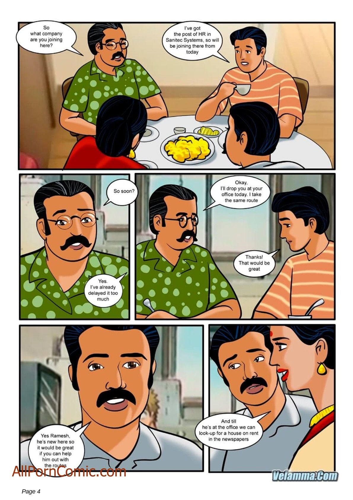 Velamma 9 – Taking Virginity — preview page 4