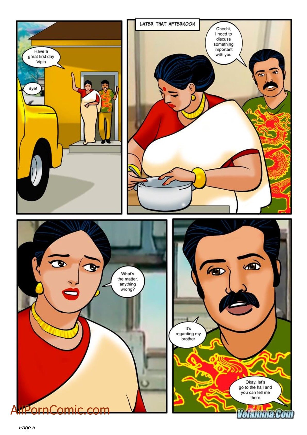 Velamma 9 – Taking Virginity — preview page 5