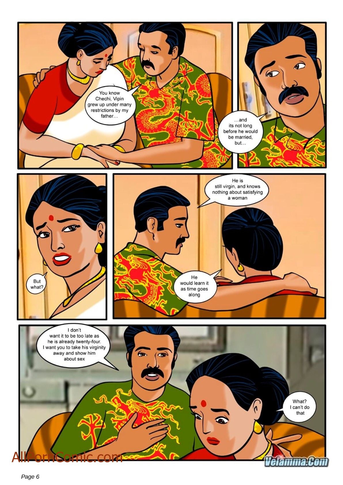 Velamma 9 – Taking Virginity — preview page 6