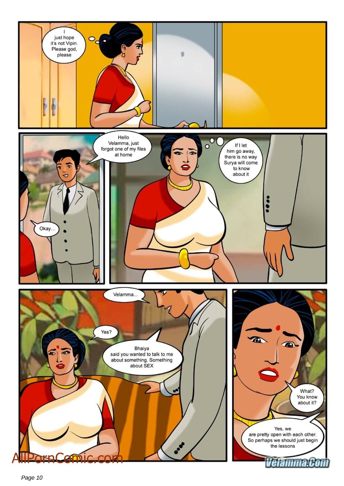 Velamma 9 – Taking Virginity — preview page 10