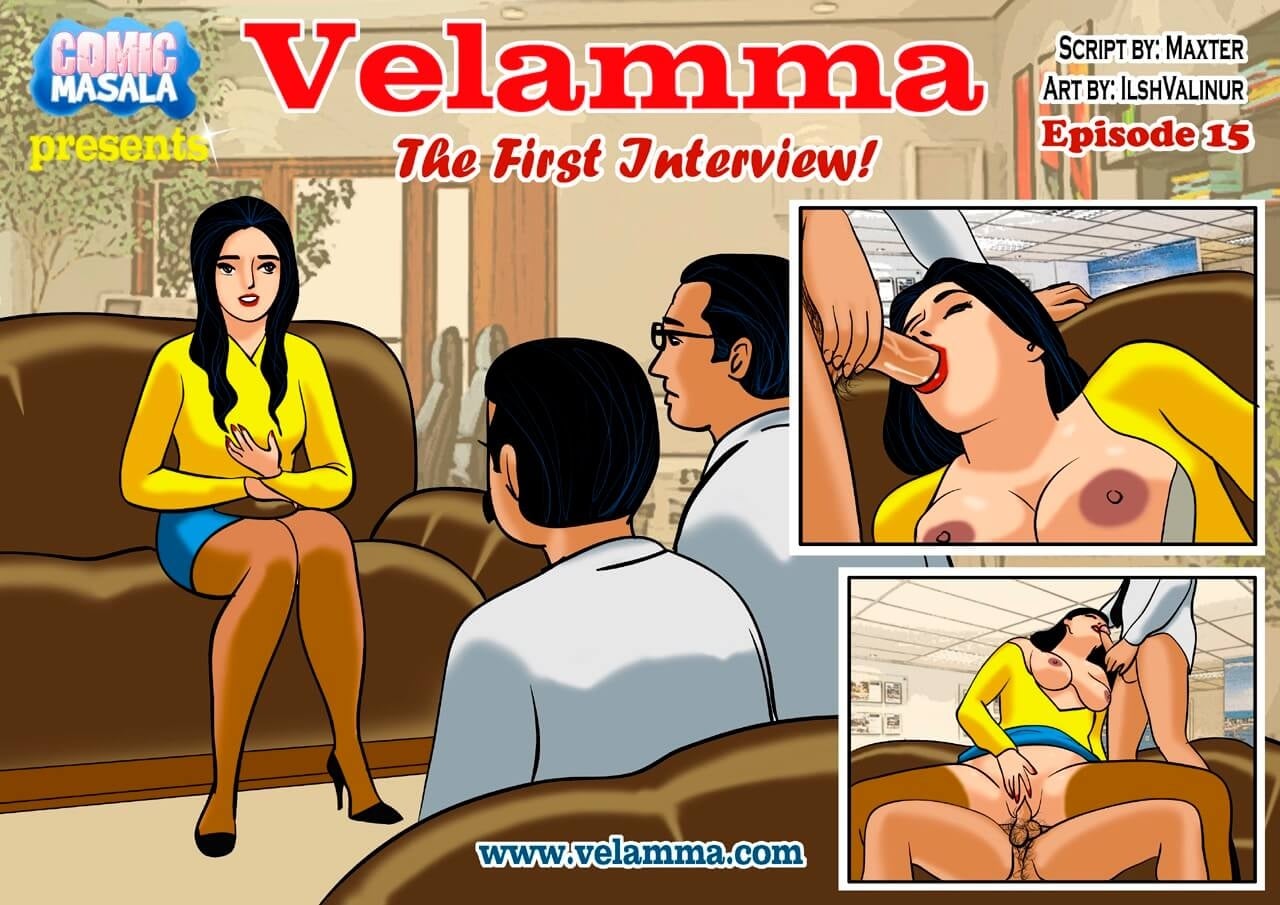 Velamma 15 – The First Interview! — preview page 1