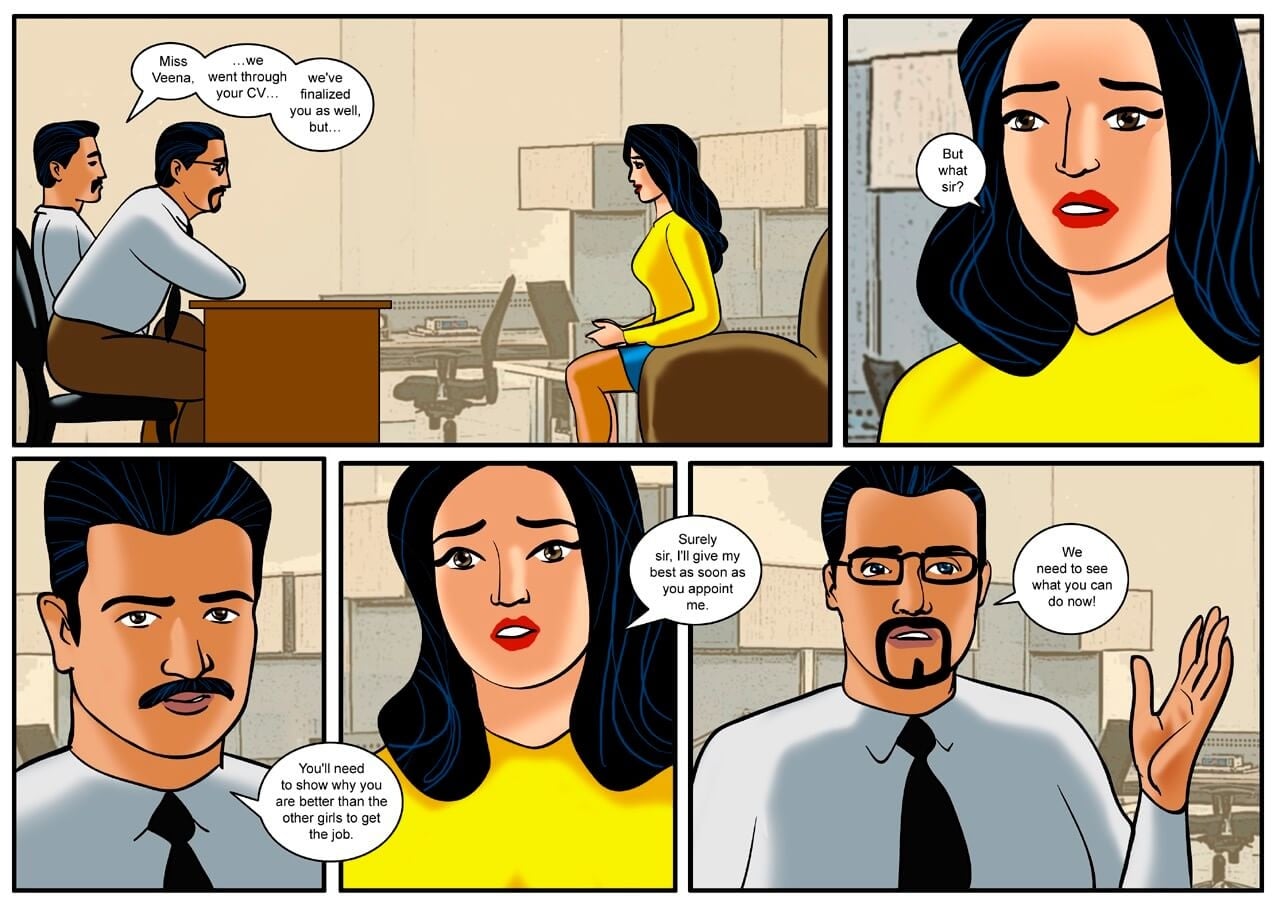 Velamma 15 – The First Interview! — preview page 5