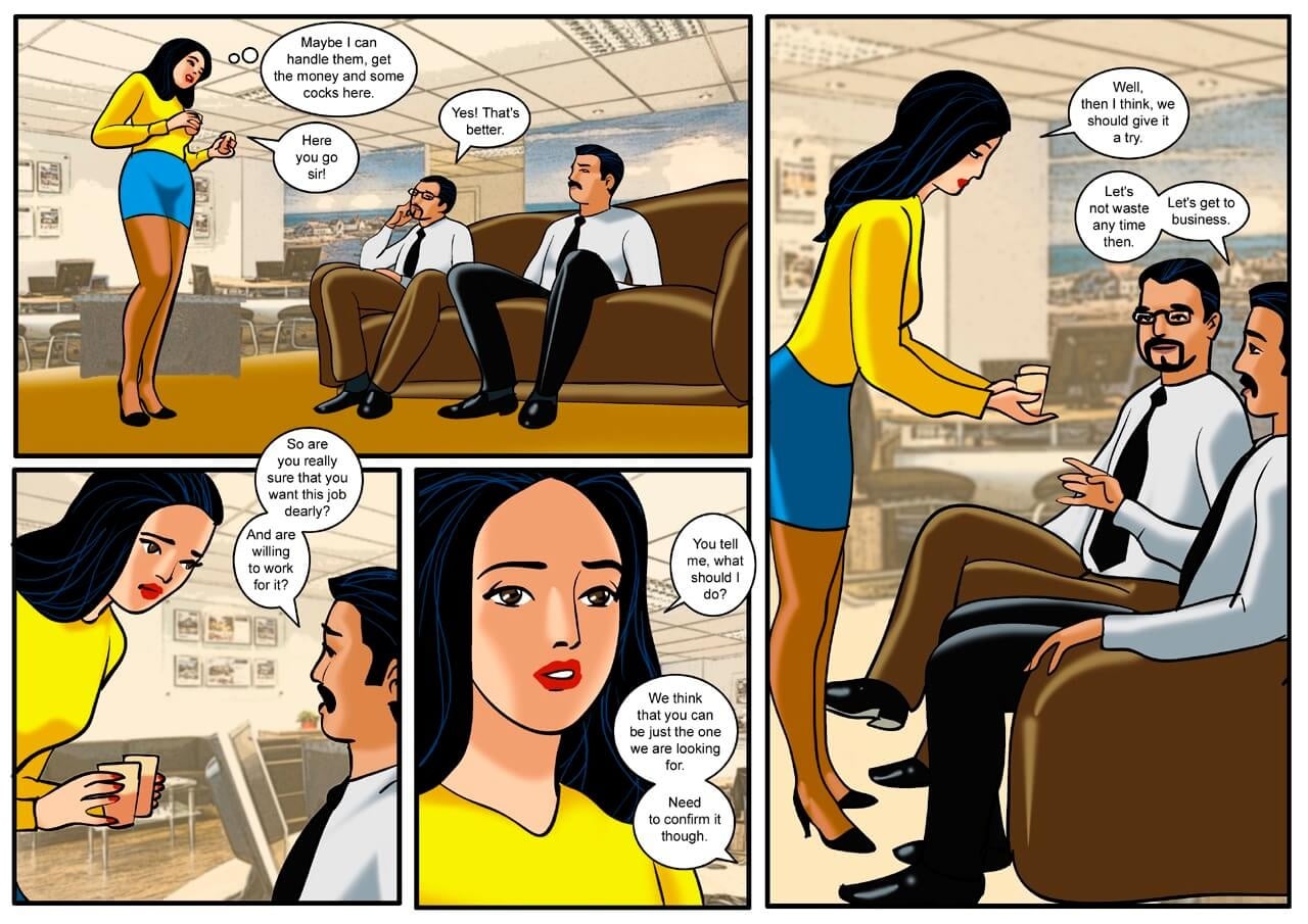 Velamma 15 – The First Interview! — preview page 8