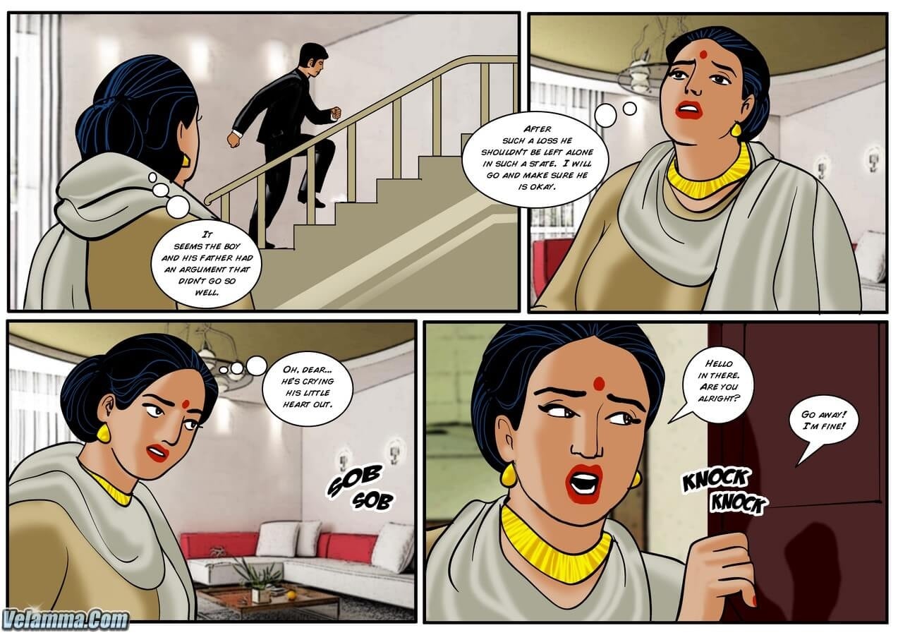 Velamma 33 – The Funeral — preview page 4