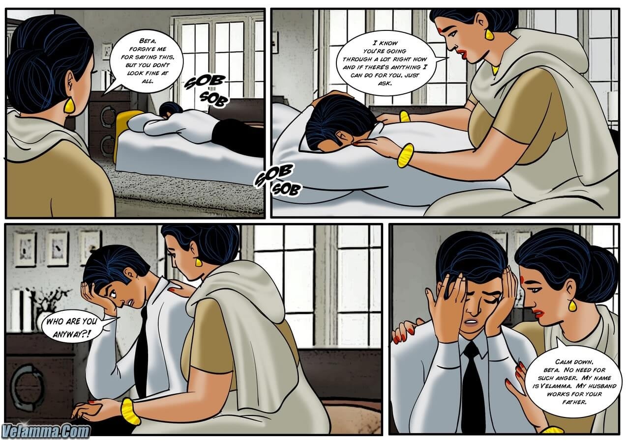 Velamma 33 – The Funeral — preview page 5
