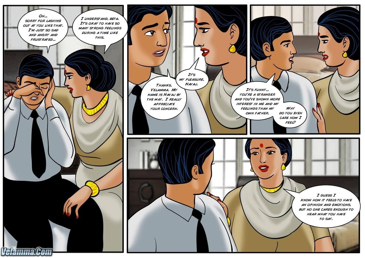 Velamma 33 – The Funeral — preview page 6