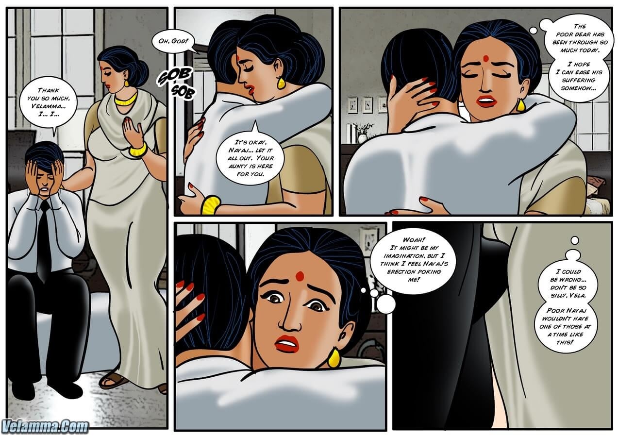 Velamma 33 – The Funeral — preview page 7