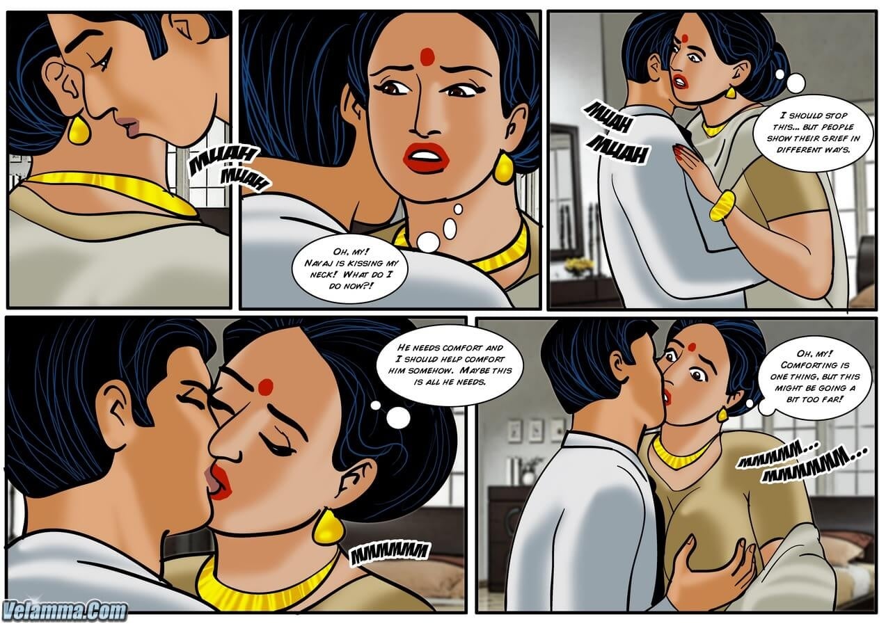 Velamma 33 – The Funeral — preview page 8