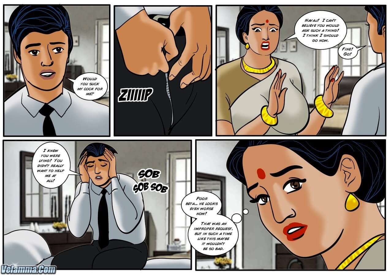Velamma 33 – The Funeral — preview page 10
