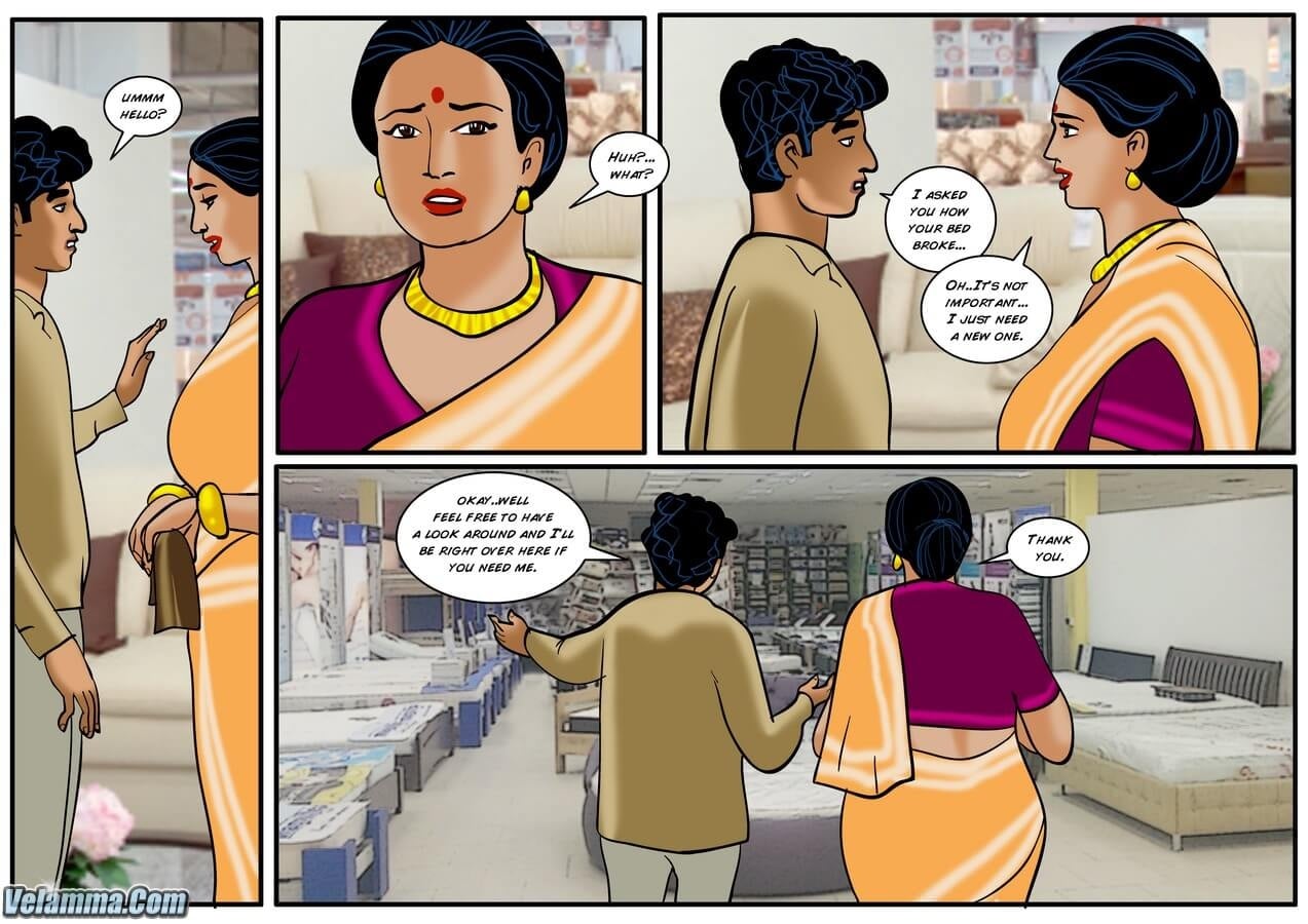 Velamma 38 – Finding A New Mattress — preview page 5