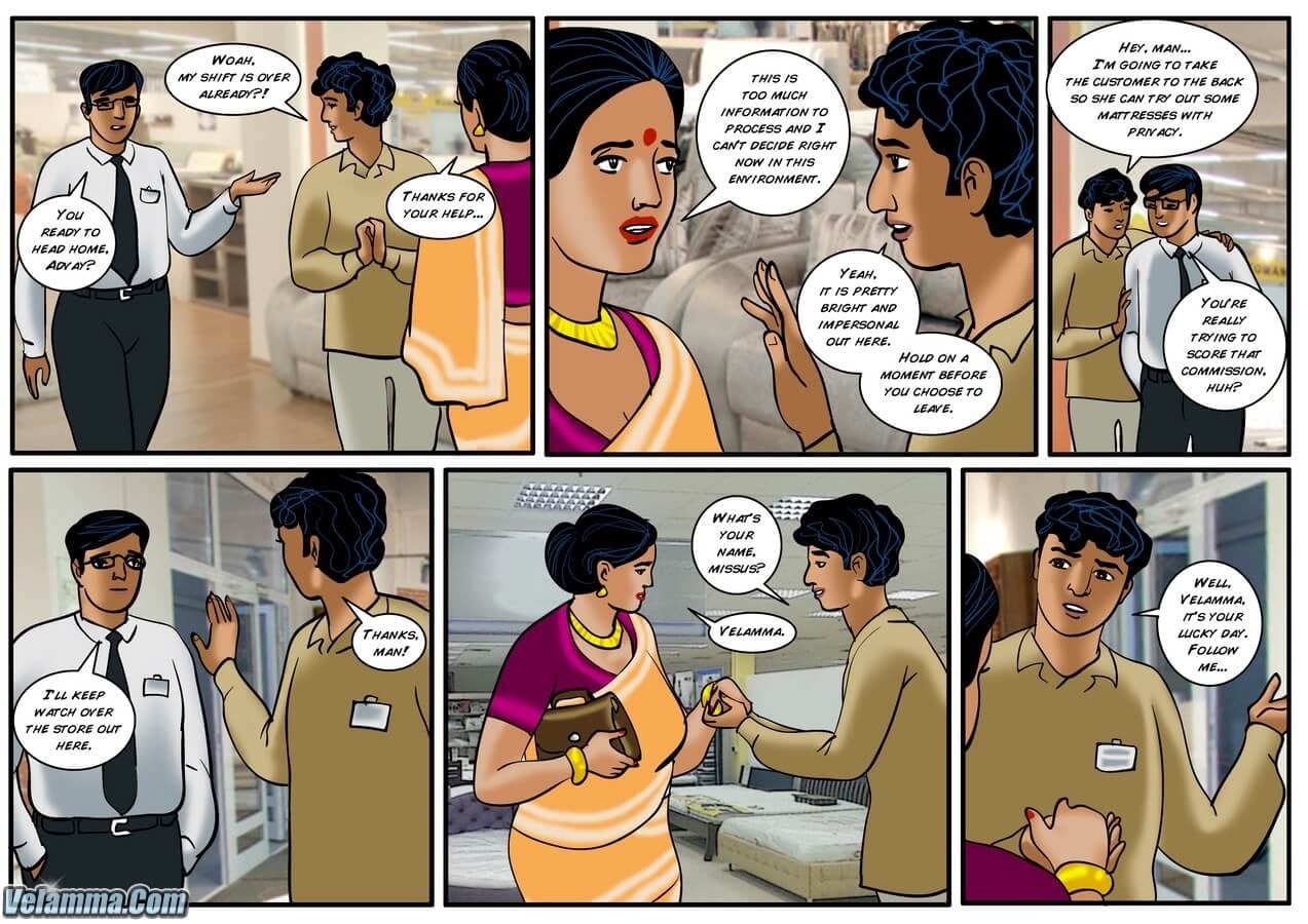 Velamma 38 – Finding A New Mattress — preview page 10