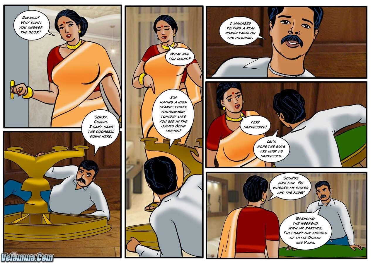 Velamma 39 – When It Comes To This Sexy Poker Game Vela Is All In! — preview page 3