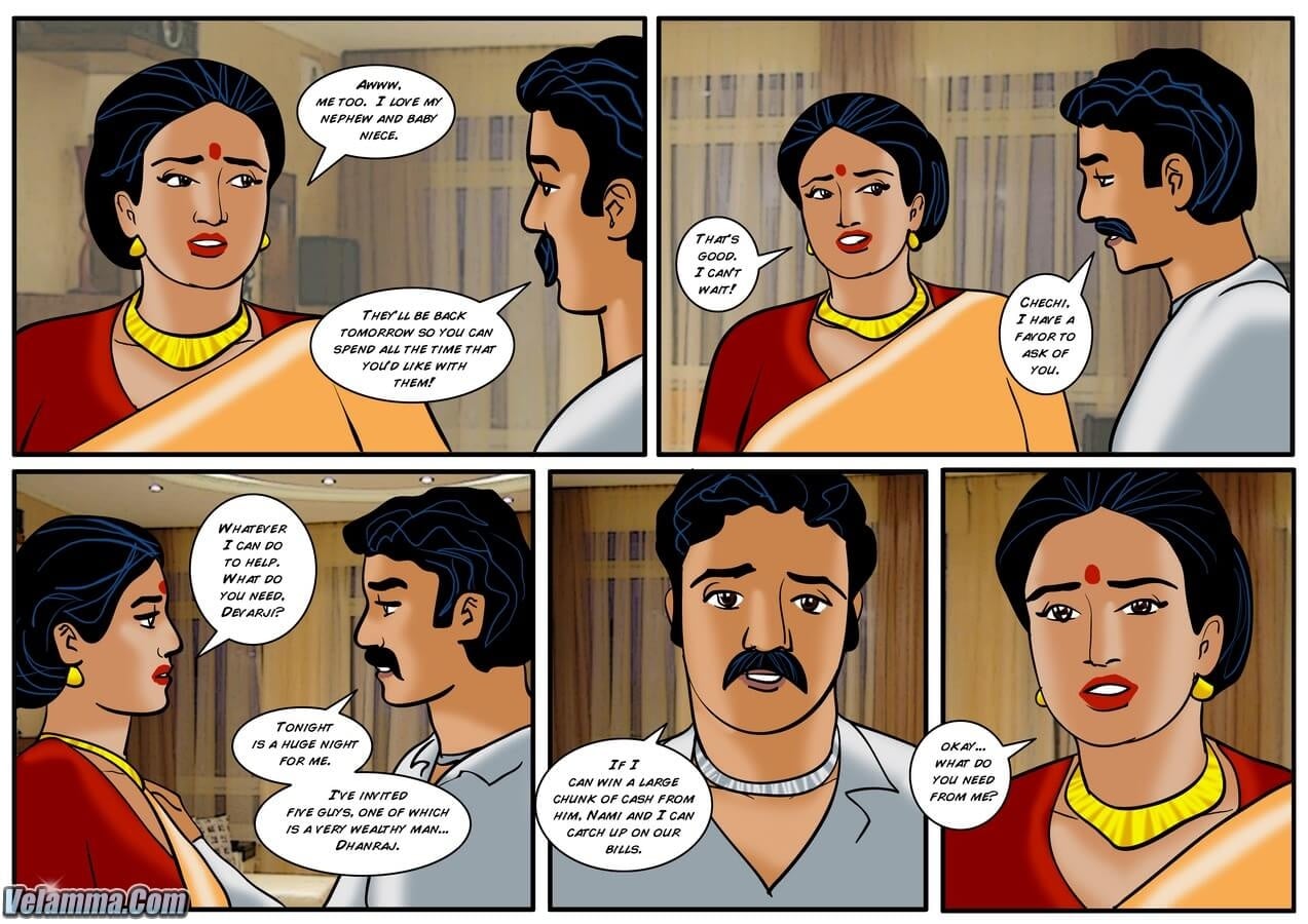 Velamma 39 – When It Comes To This Sexy Poker Game Vela Is All In! — preview page 4