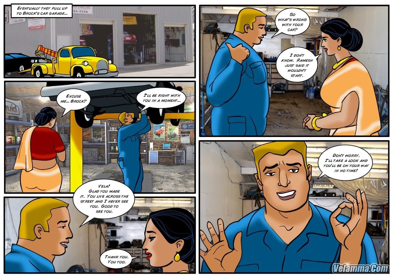 Velamma 42 – Get All Greasy And Dirty At The Mechanics — preview page 12