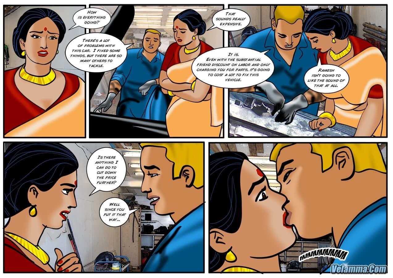 Velamma 42 – Get All Greasy And Dirty At The Mechanics — preview page 14