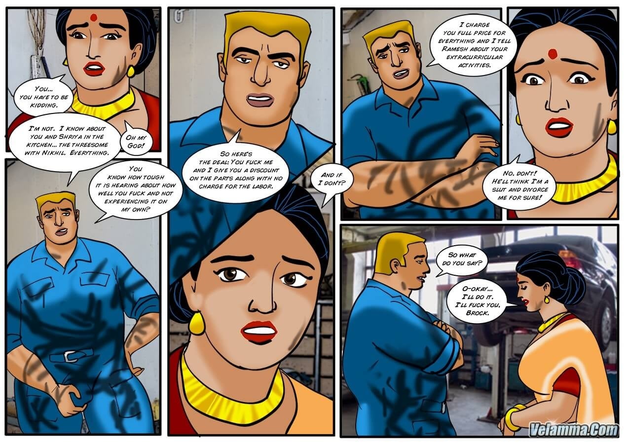 Velamma 42 – Get All Greasy And Dirty At The Mechanics — preview page 16