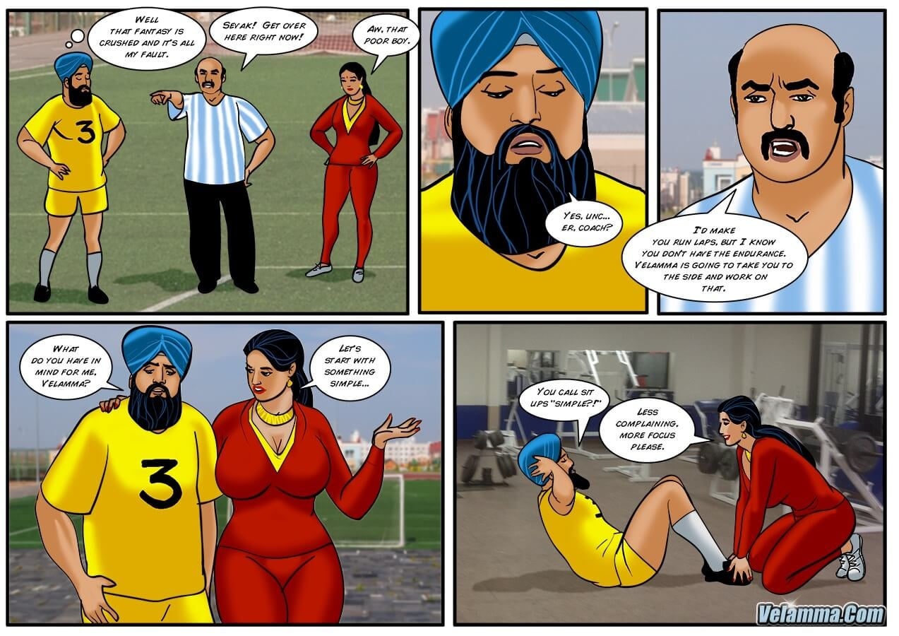 Velamma 43 – Sexy Assistant Coach Velamma — preview page 13