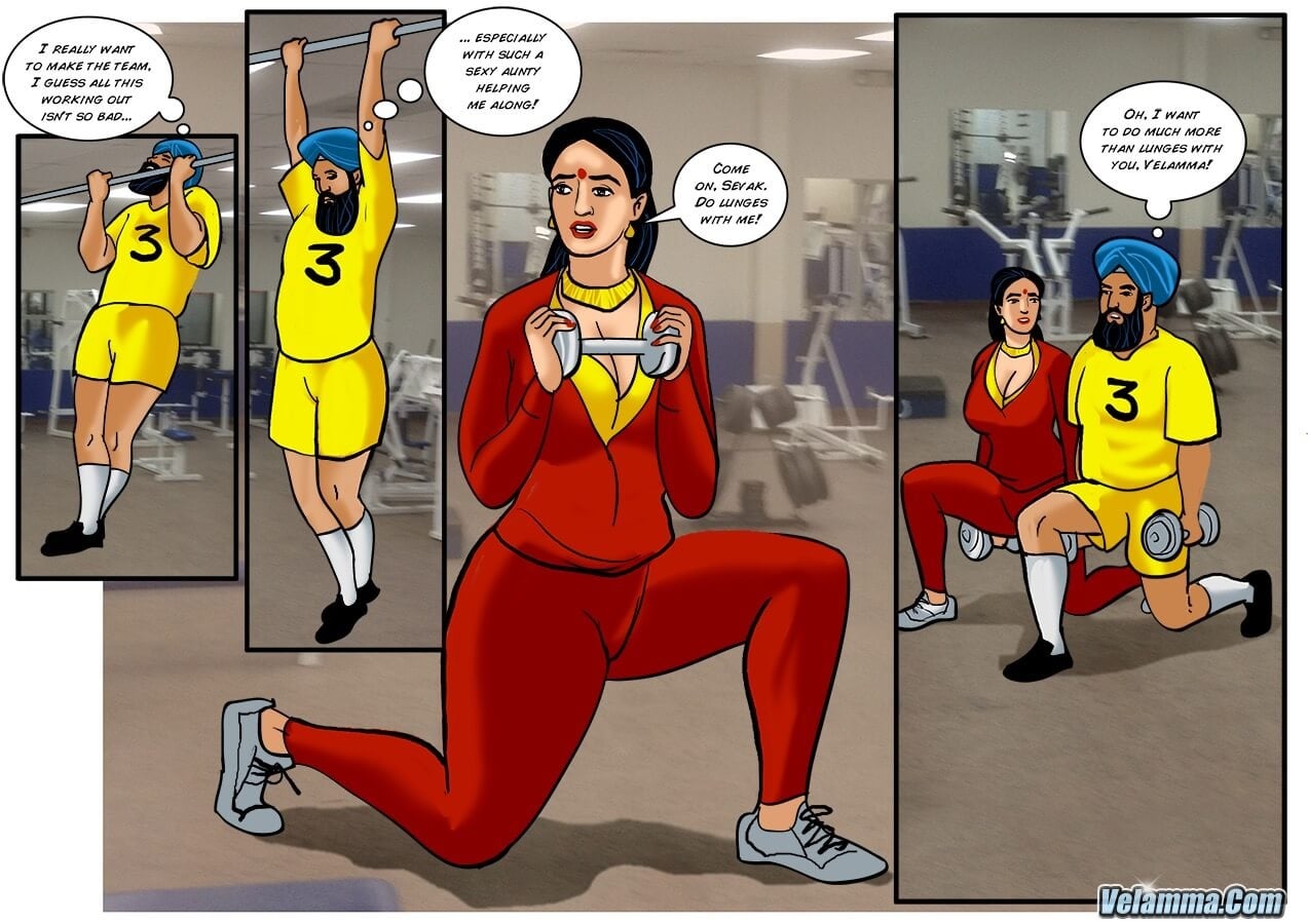 Velamma 43 – Sexy Assistant Coach Velamma — preview page 16