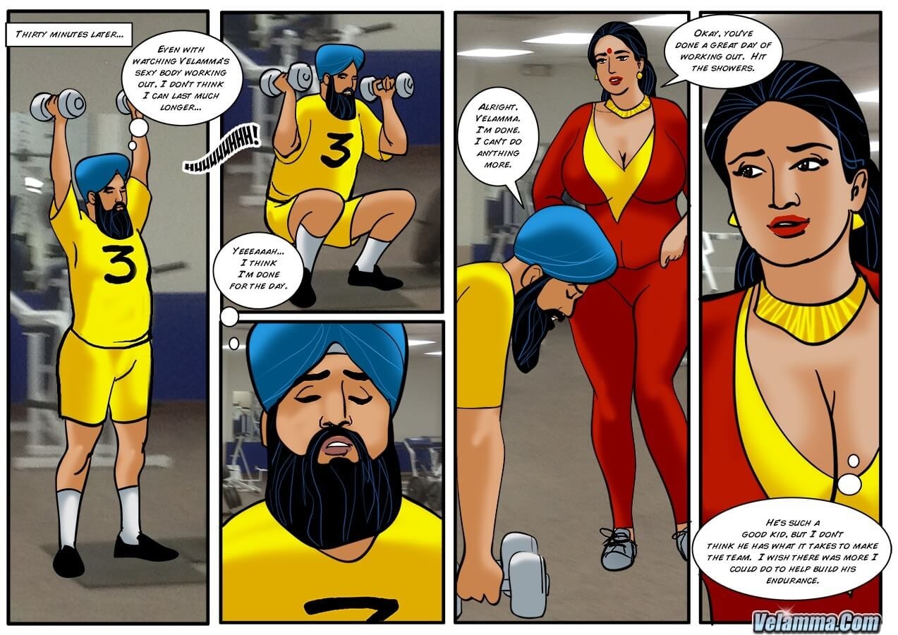 Velamma 43 – Sexy Assistant Coach Velamma — preview page 17