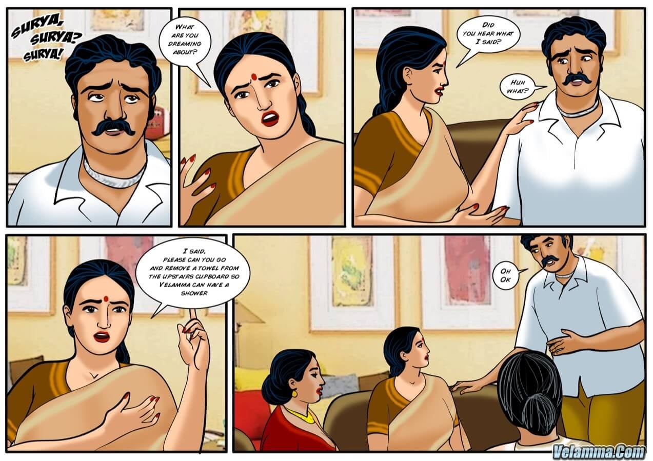 Velamma 47 – Night With Surya And Nammi — preview page 7