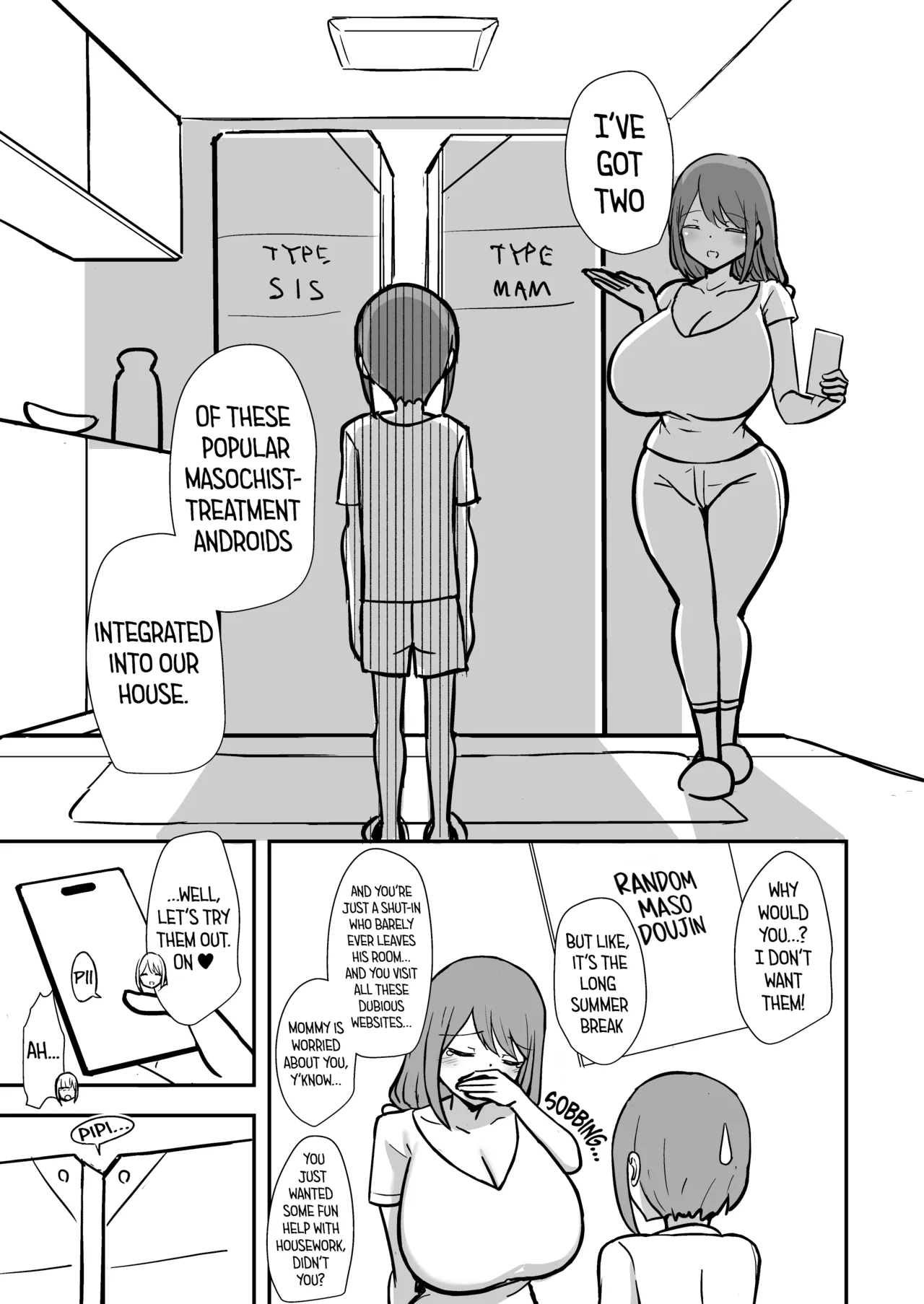 Maso Chiryou Android kara Nigerarenai Junbigou | You Can’t Escape from the Masochist Treatment Android: Preparatory Issue — preview page 4