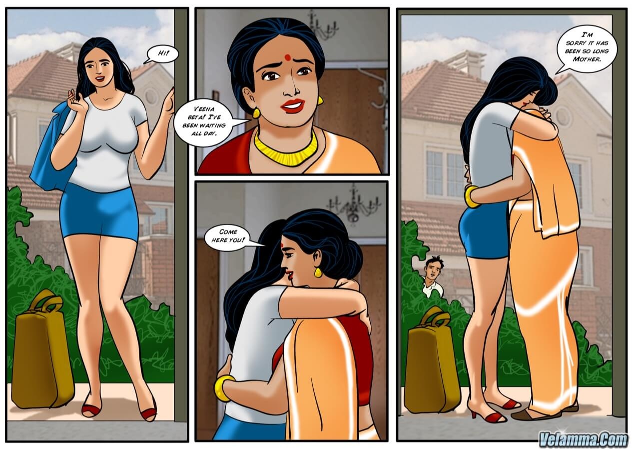 Velamma 50 – Veena Cums Home — preview page 2