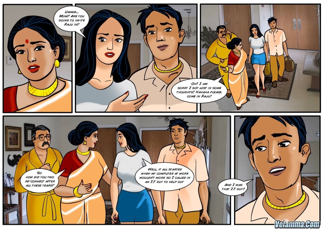 Velamma 50 – Veena Cums Home — preview page 5
