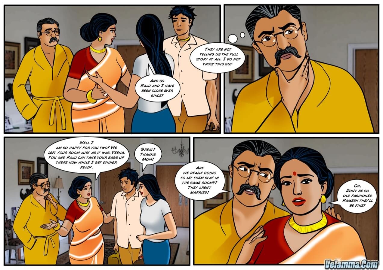 Velamma 50 – Veena Cums Home — preview page 9