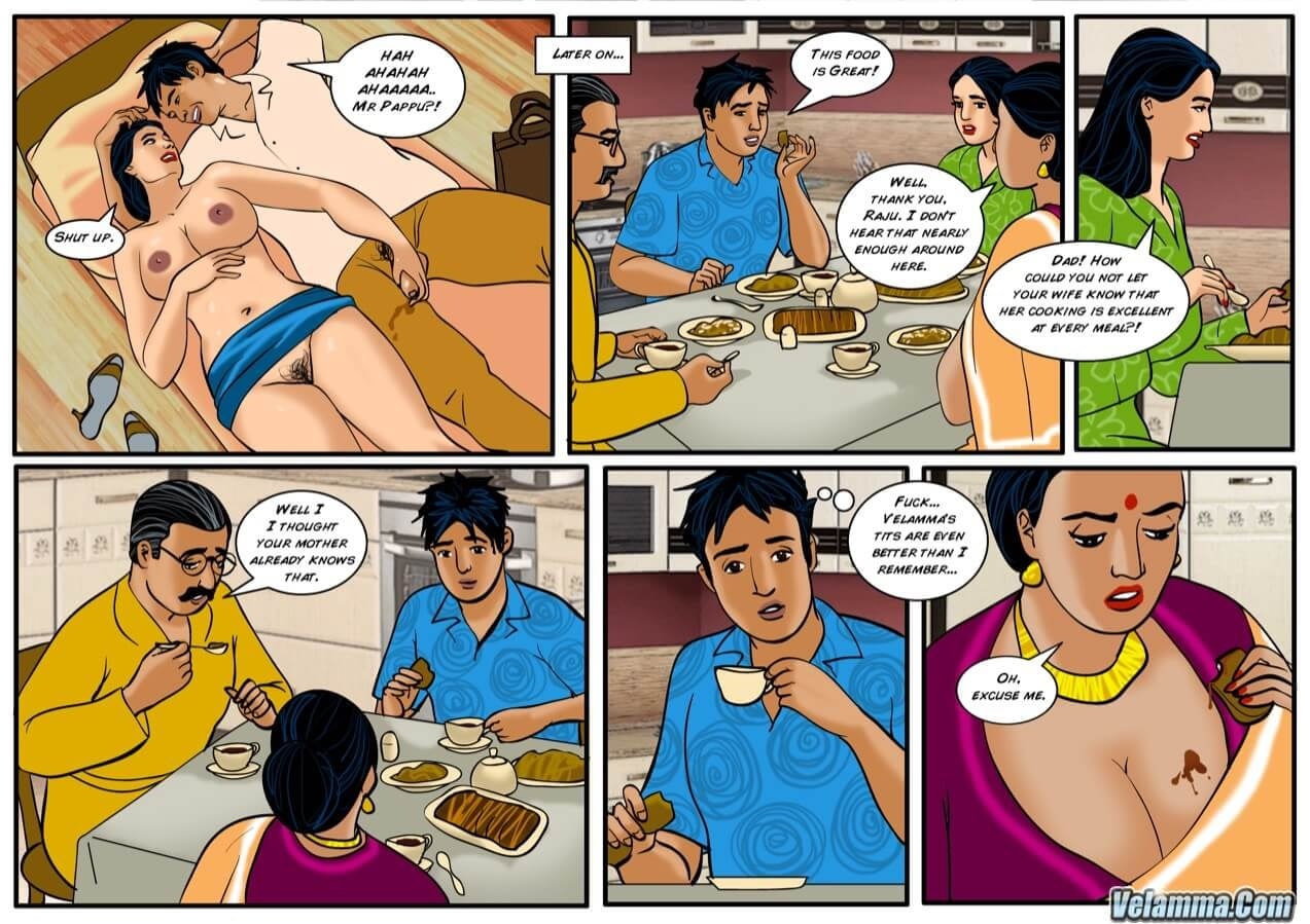 Velamma 50 – Veena Cums Home — preview page 14