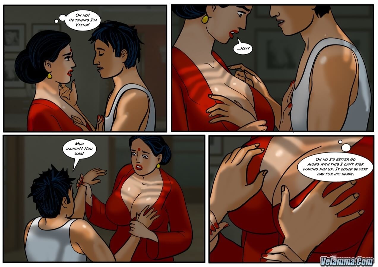 Velamma 50 – Veena Cums Home — preview page 18